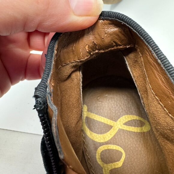 Sam Edelman Womens Black Leather Side Zip Bootie  Size 7 - Picture 9 of 9